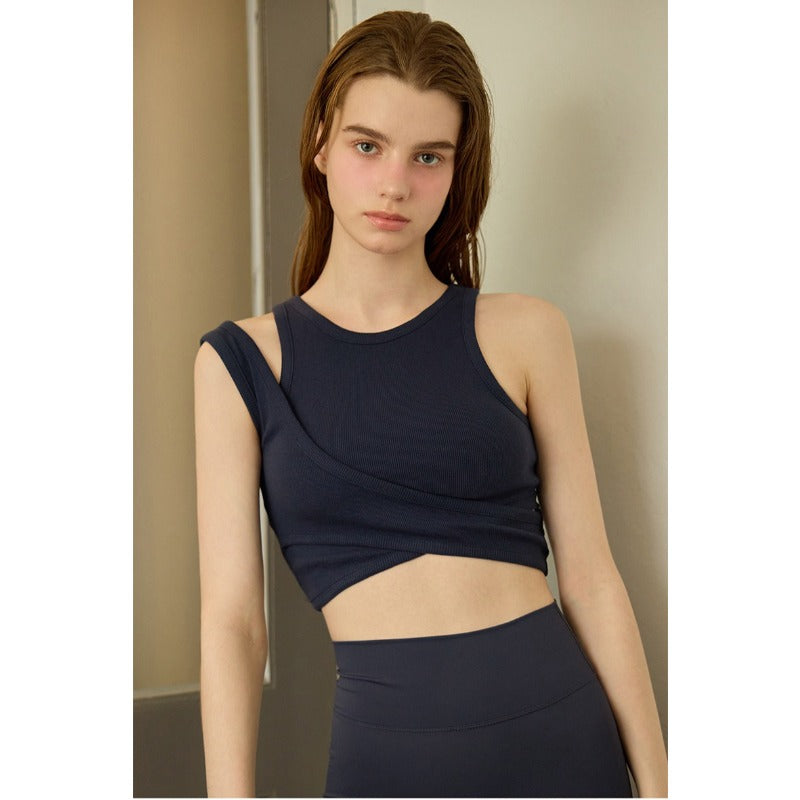 Cross Yoga Bra Top | Soft Support & Natural Hold