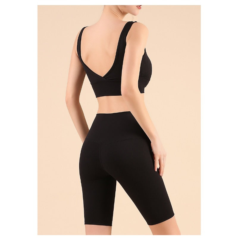 High-Waisted Yoga Shorts | Smooth Fit & Easy Movement