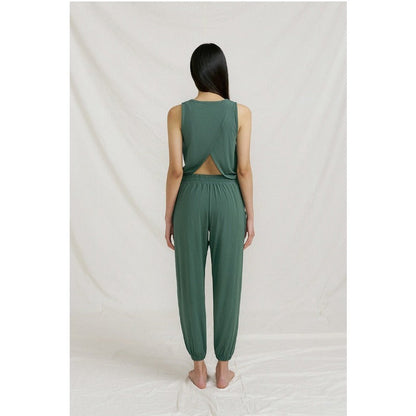Jogger Open-Back Yoga Jumpsuit | Clean Fit & Effortless Movement